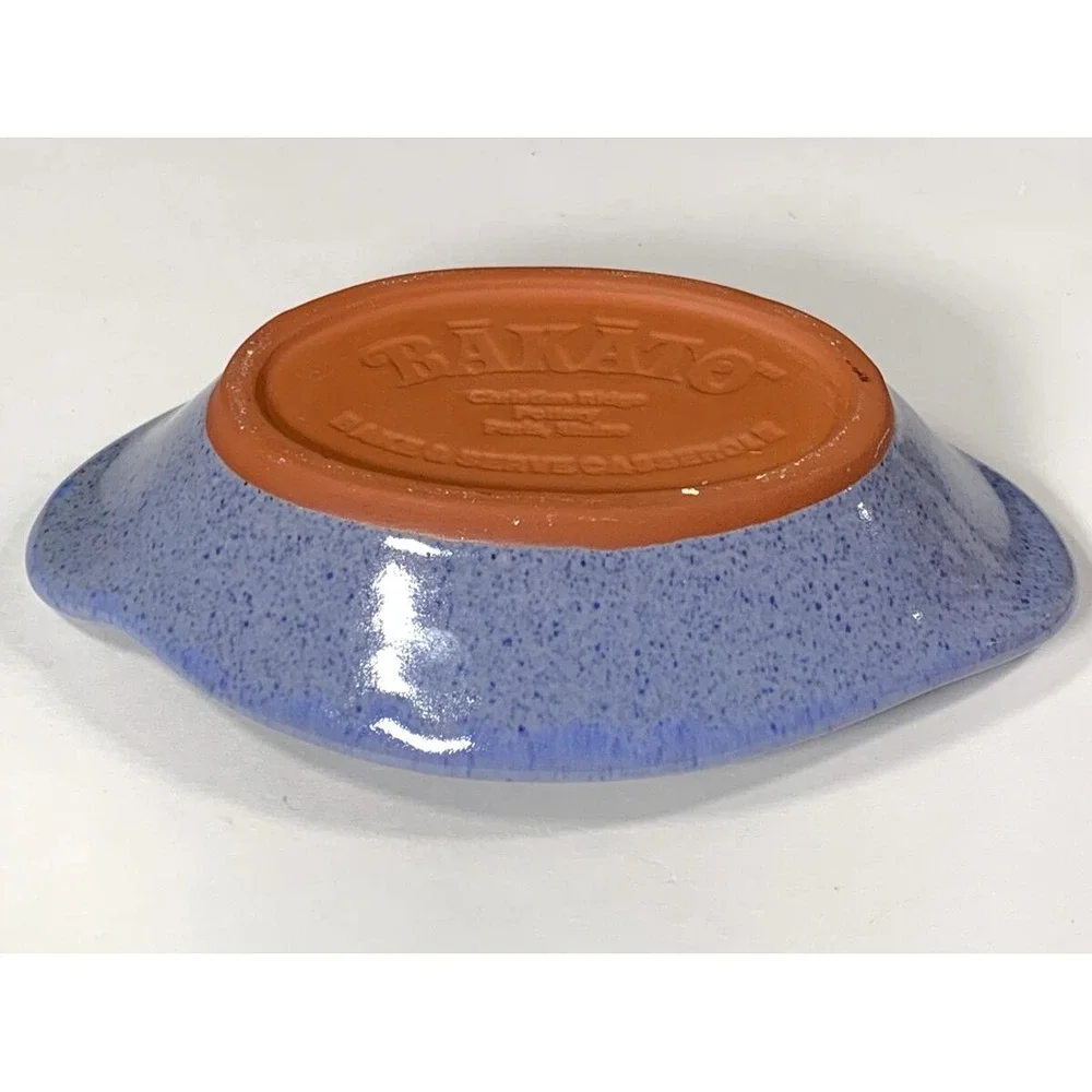 Bakato Bake Serve Casserole Potato Cooker Christian Ridge Pottery 1985 7.25L X 5